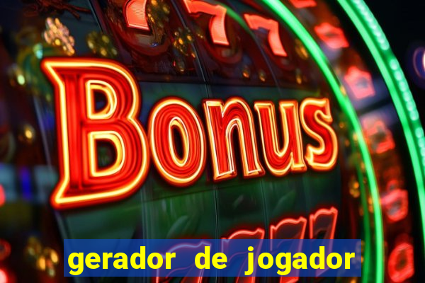 gerador de jogador de futebol